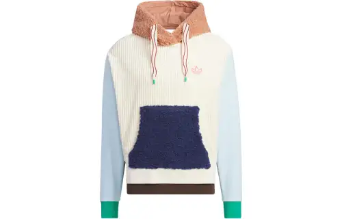 Adidas Originals X Melting Sadness Melting Sadness Sweatshirts Unisex Wonder White Hooded Moderate Regular