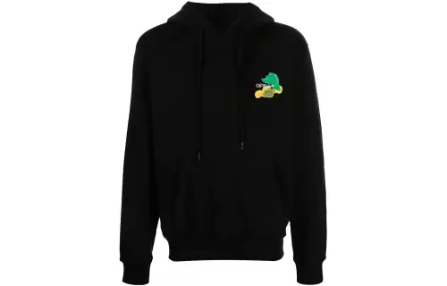 OFF WHITE Brush Arrows Slim Skate Hoodie