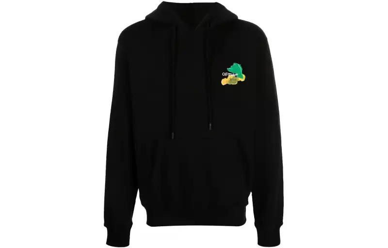 OFF WHITE Brush Arrows Slim Skate Hoodie