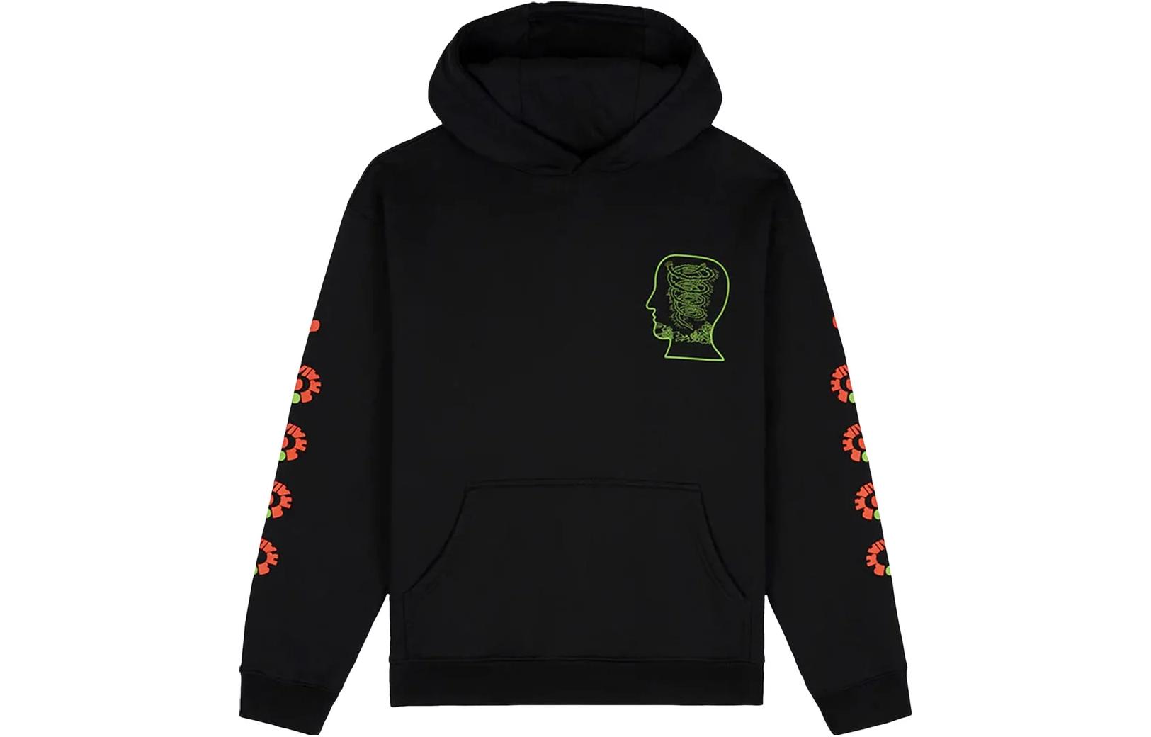 Мужское худи Brain Dead SS23 Hoodie (черное)