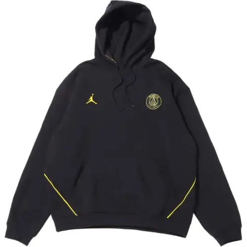 Jordan X Paris Saint Germain Logo Fleece Pullover Hoodie Asia Sizing