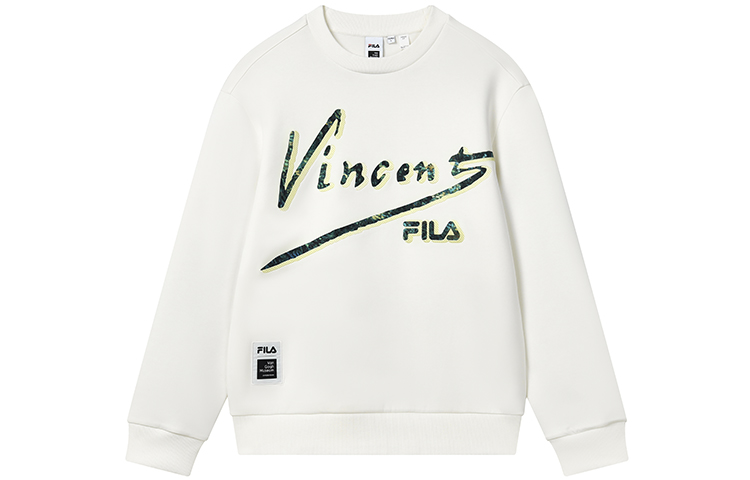 FILA x FANGAOBOWUGUAN Sweatshirt Men's Cloud White