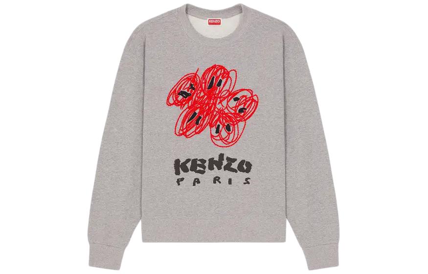 KENZO Varsity Drawn Crewneck Sweatshirt