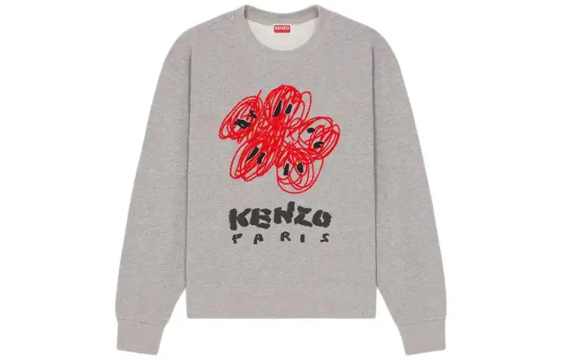 KENZO Varsity Drawn Crewneck Sweatshirt