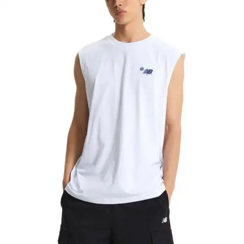 New Balance Tank Top Men's 10 White
