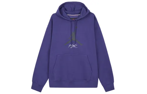 Jordan ESSENTIALS Sweatshirts Men's Purple Hooded Moderate Regular