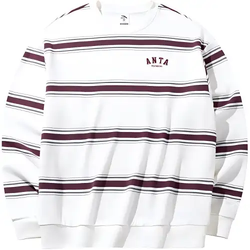 Anta Lifestyle Collection Sports Lifestyle Collection Sweatshirt Men's Ivory White