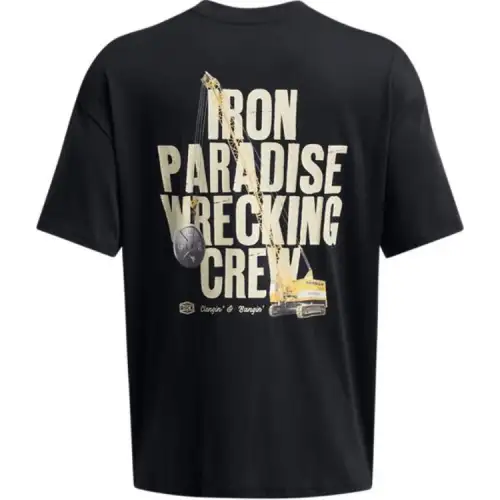 Under Armour Johnson Project Rock T Shirt Men's Black