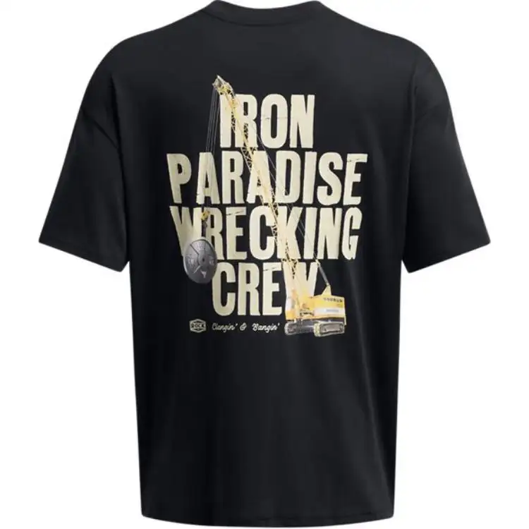 Under Armour Johnson Project Rock T Shirt Men's Black