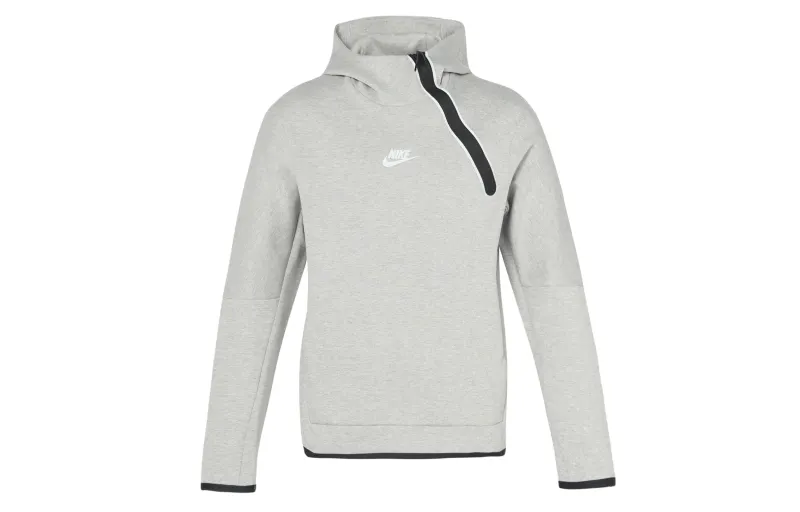 Nike Sweatshirts Men's Gray Hooded Moderate Regular