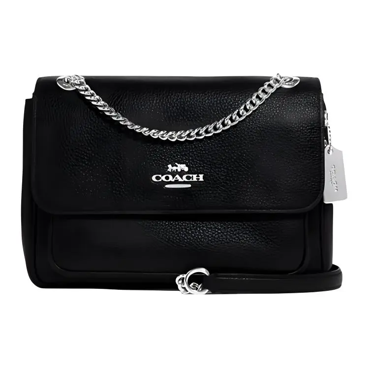 COACH Klare Cow Leather Crossbody Bag, Shoulder Bag Medium Women's Black