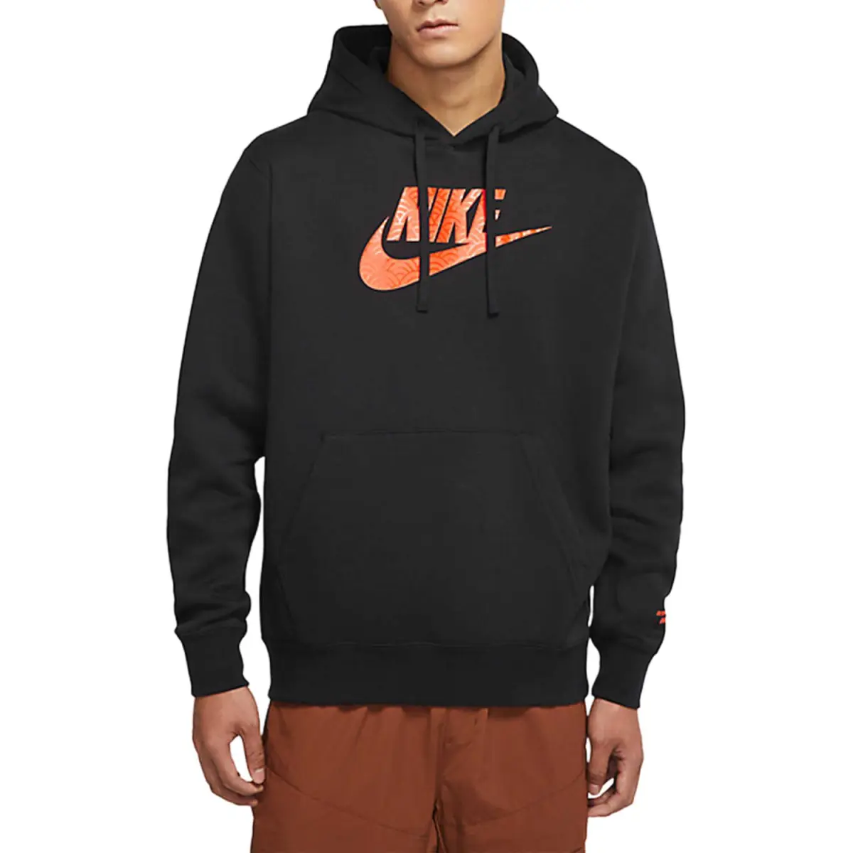 Nike Sweatshirts Men's Black Hooded Moderate Regular