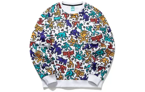 ANTA Life Collection Sweatshirts Men's White Crew Neck Moderate Regular