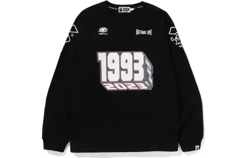 Bape Football Relaxed Fit L/S Tee