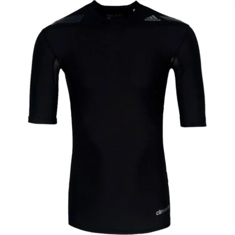Adidas T-Shirts Men's Black Crew Neck Moderate