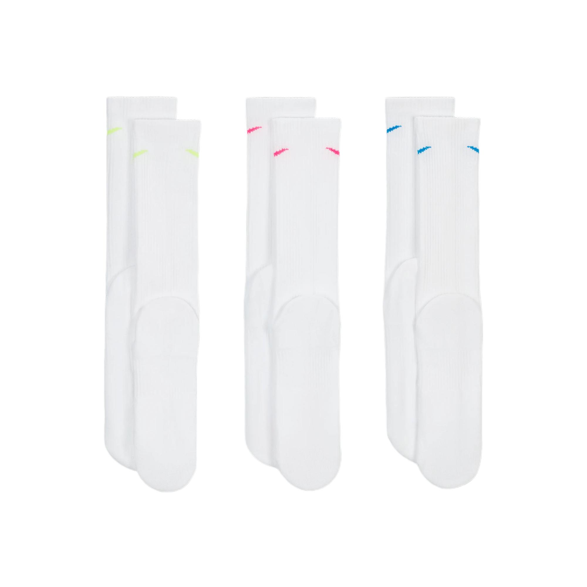Nike Crew Socks Unisex 3 Pack Multicolor