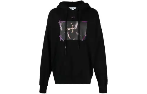 OFF WHITE Arrow Caravaggio Mercy Skate Hoodie