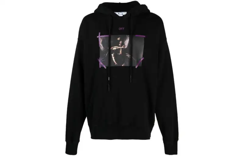 OFF WHITE Arrow Caravaggio Mercy Skate Hoodie