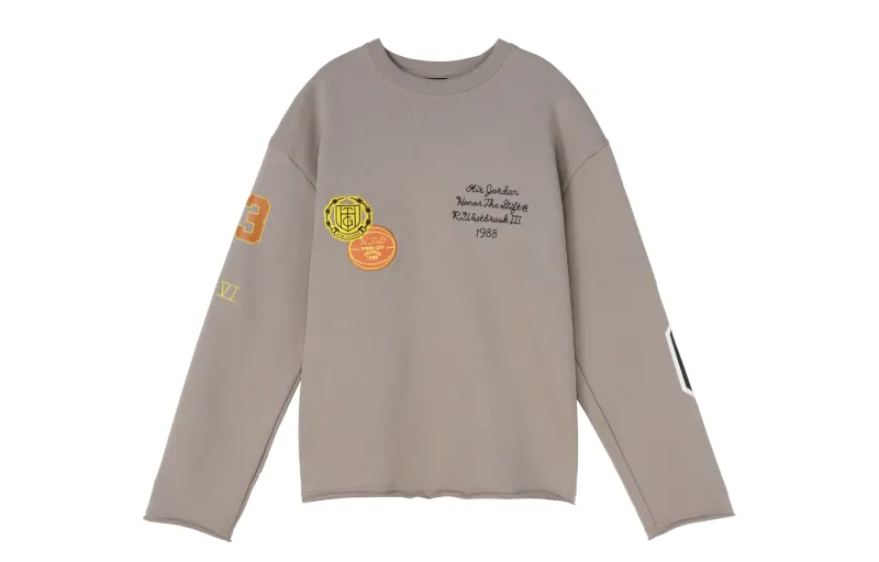 Jordan x HTG SS23 Sweatshirt Asia Version Men's Gray