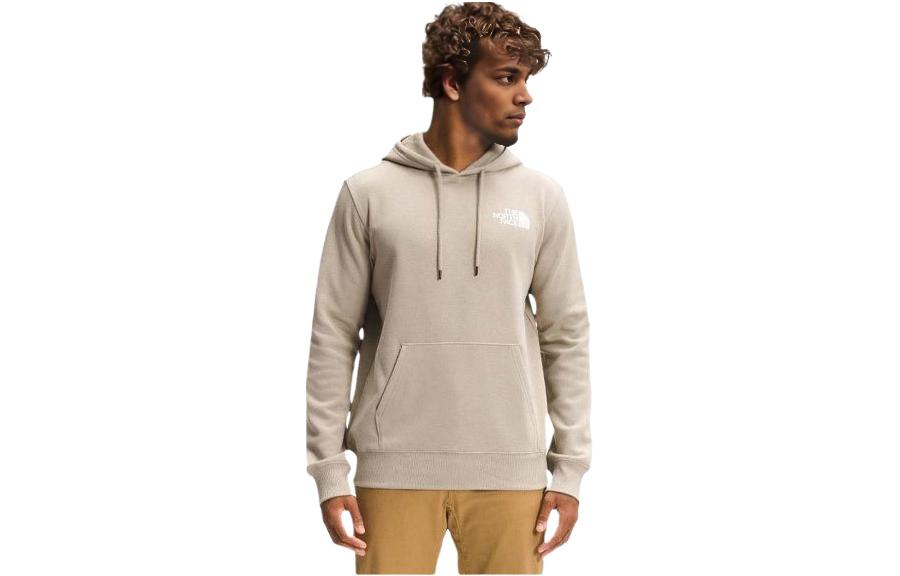 Мужское худи The North Face logo (бежевое)