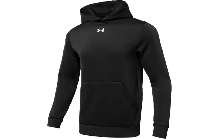 Under Armour Sweatshirts Men's Black Hooded Moderate Regular