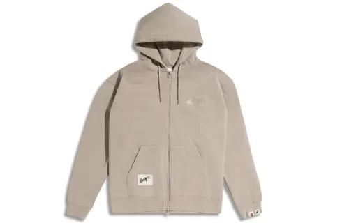 A BATHING APE x HIGHSNOBIETY FW23 FULL ZIP HOODIE CHARCOAL Sweatshirt Men's Charcoal Gray