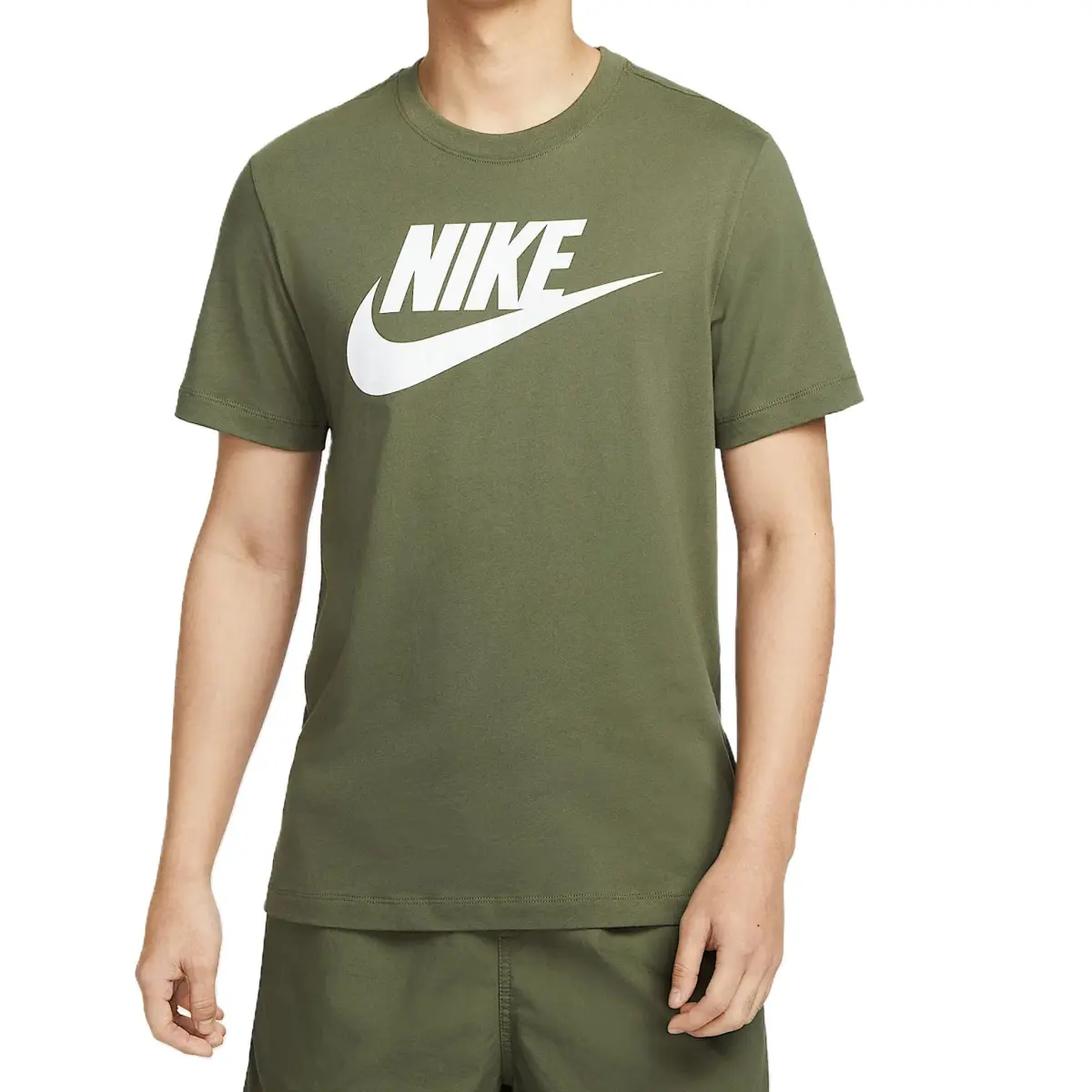 Nike Sportswear T Shirt Men's Medium Olive Green