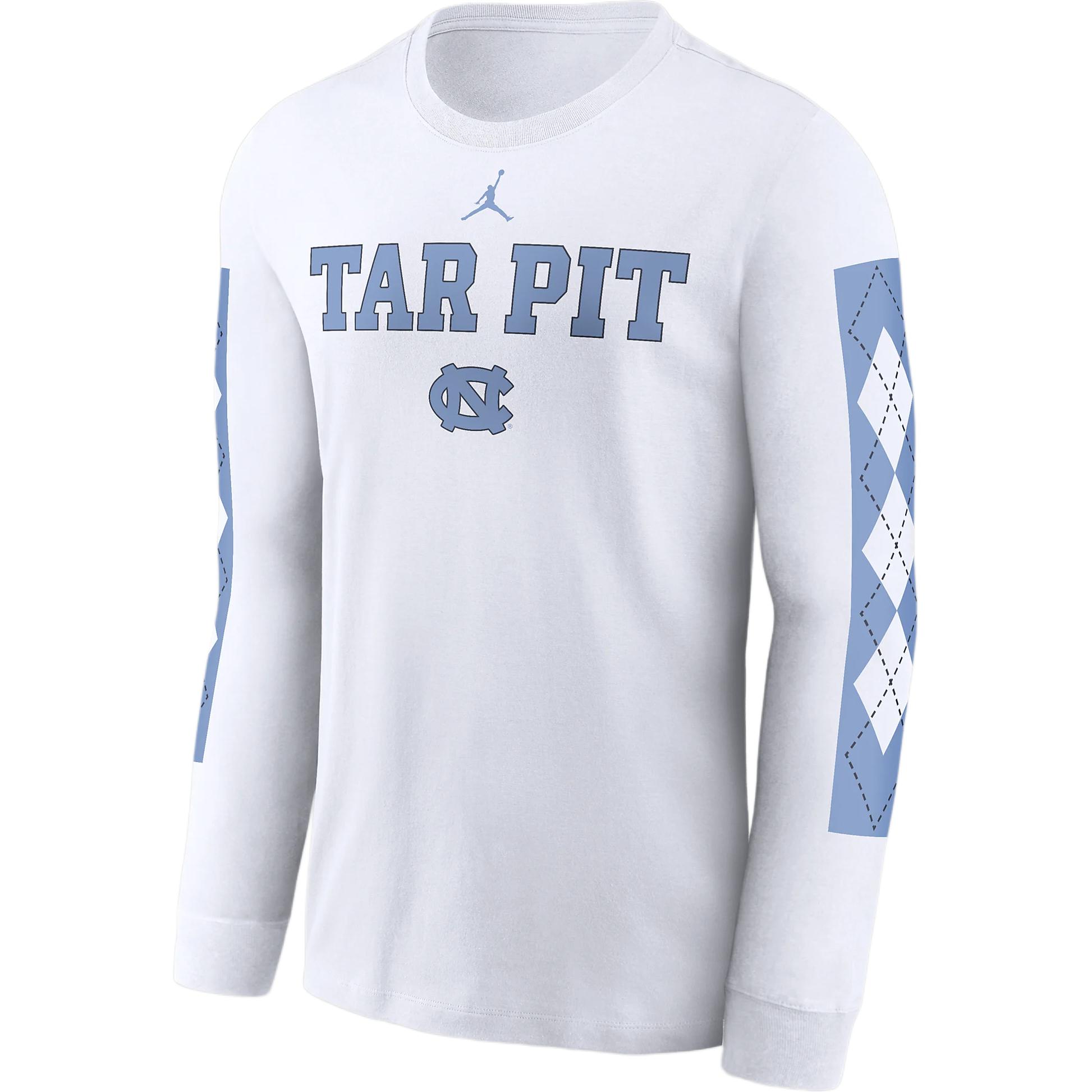 Jordan North Carolina Tar Heels Local Spirit Slogan Men's Nike College Long Sleeve T Shirt