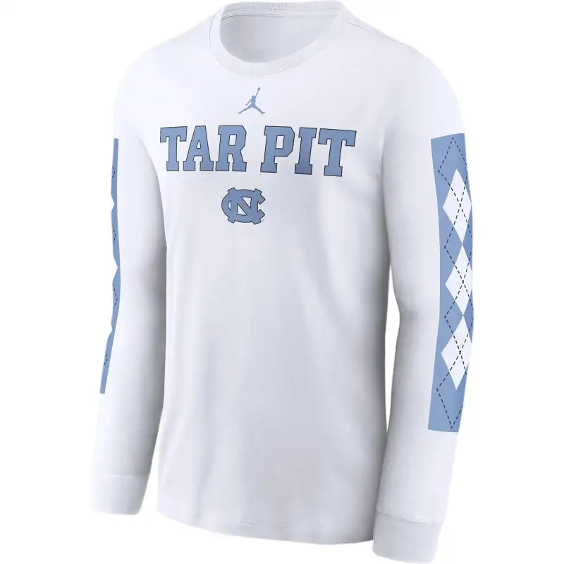 Jordan North Carolina Tar Heels Local Spirit Slogan Men's Nike College Long Sleeve T Shirt