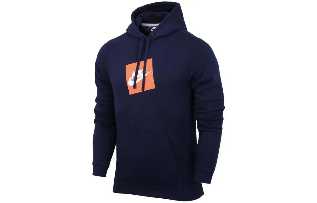 Nike Sweatshirts Men's Blue Hooded Moderate Regular