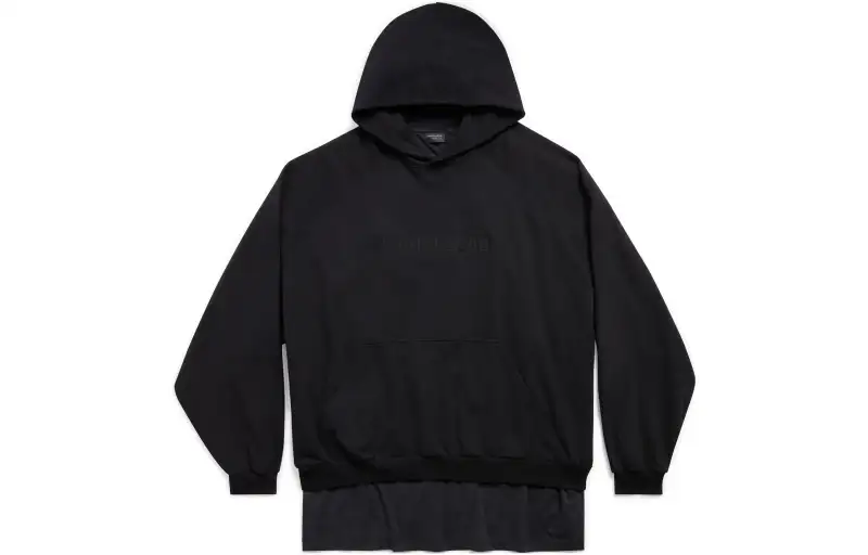 Balenciaga SS23 Sweatshirt Loose Fit Men's Black