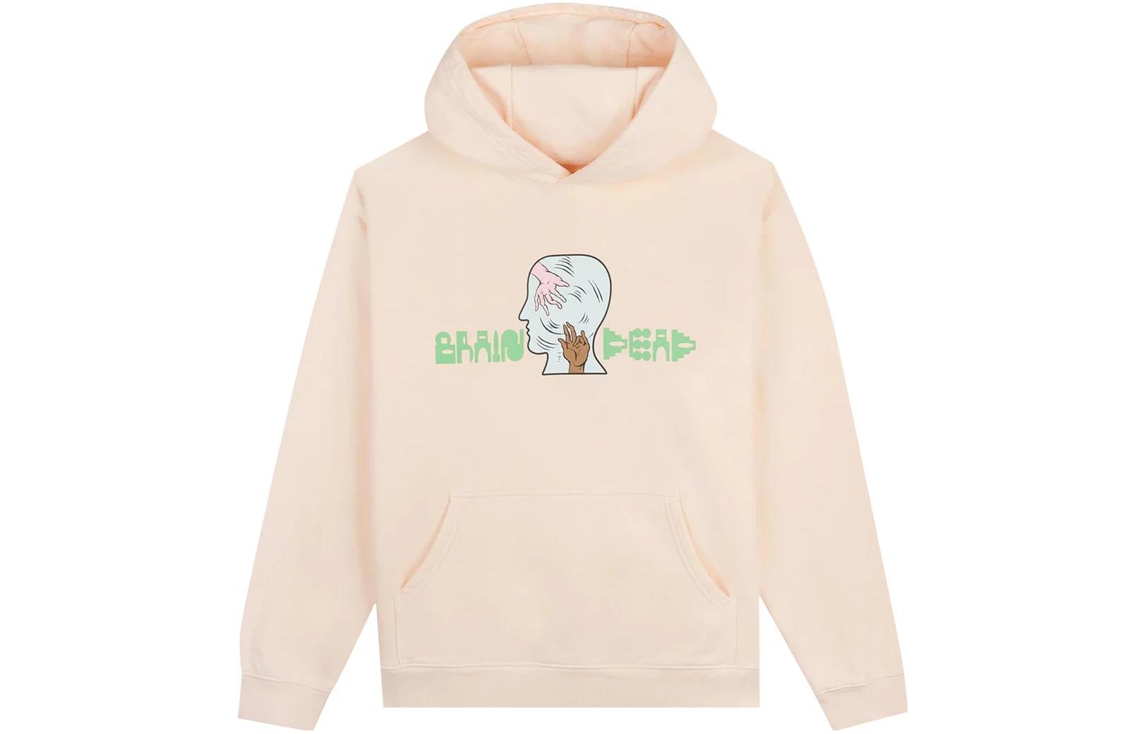 Мужское худи Brain Dead (бежевое)