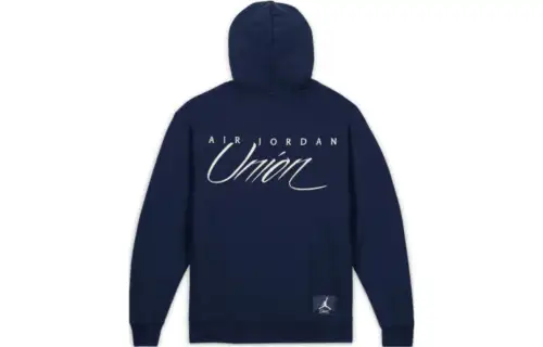 Jordan X Union Jordan X UNION Sweatshirts Unisex Dark Blue Hooded Moderate Regular