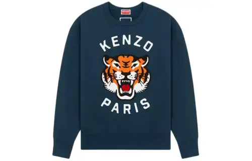 KENZO Lucky Tiger Logo Embroidered Sweatshirt