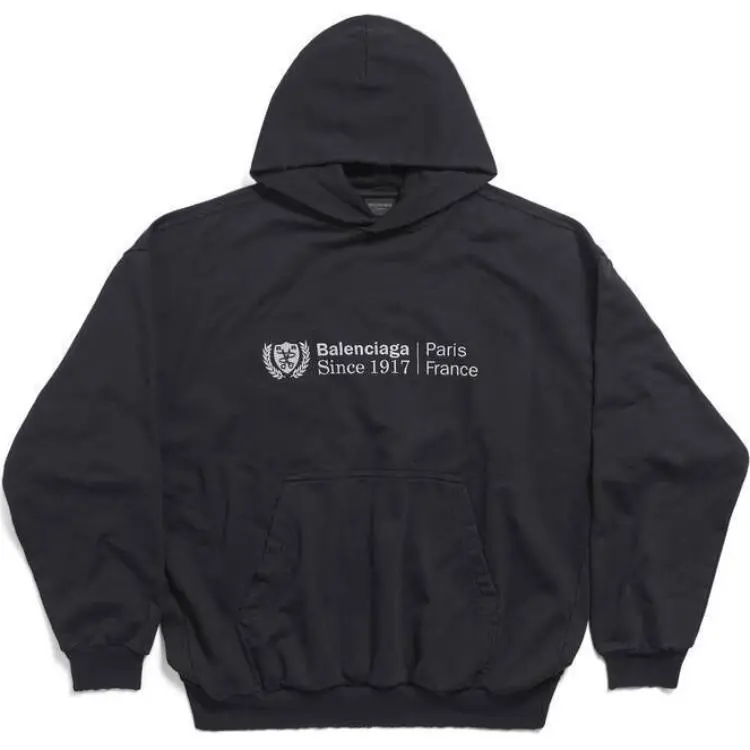 Balenciaga Sweatshirt, Regular Fit Men's Black