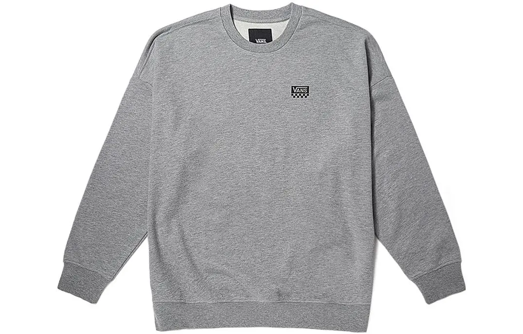 Vans Sweatshirts Unisex Gray Crew Neck Moderate