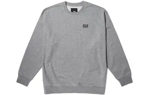 Vans Sweatshirts Unisex Gray Crew Neck Moderate Regular