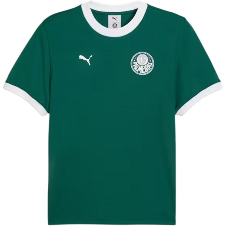 PUMA x Palmeiras Ringer T Shirt Unisex Peacock Stone Color