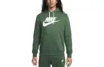 Nike Sweatshirts Men's Green Hooded Moderate Regular