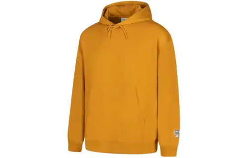 ASICS Sweatshirts Unisex Yellow Hooded Moderate Regular