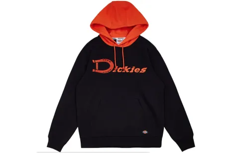 Dickies Sweatshirts Men's Black Hooded Moderate Straight Fit