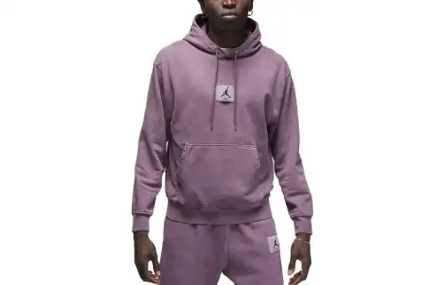 Jordan ESSENTIALS Sweatshirts Men's Sky Purple Hooded Moderate Regular