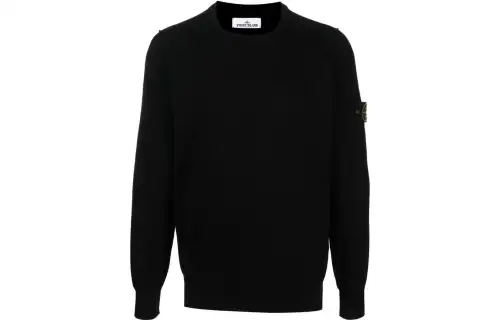 Stone Island Compass Patch Crewneck Jumper