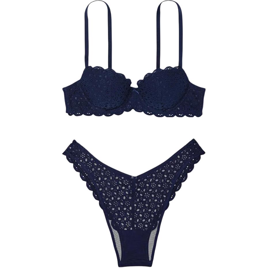 Женский комплект нижнего белья Victoria's Secret (синий)