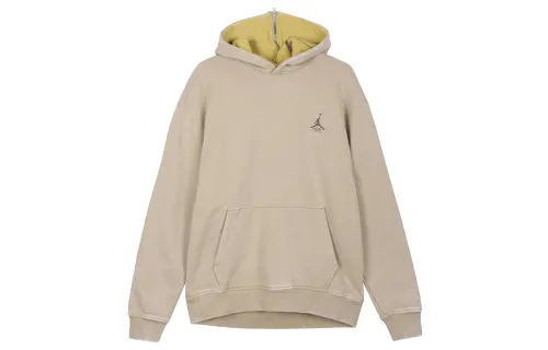 Jordan Sweatshirts Men's Desert Yellow Hooded Thickened Regular