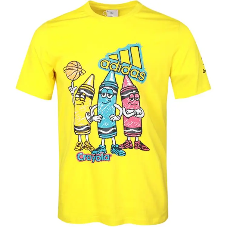 Adidas CRAY CRAYON T Shirt Men's Yellow