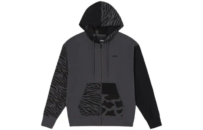 Vans Sweatshirts Men's Gray Hooded (Non-detachable) Moderate