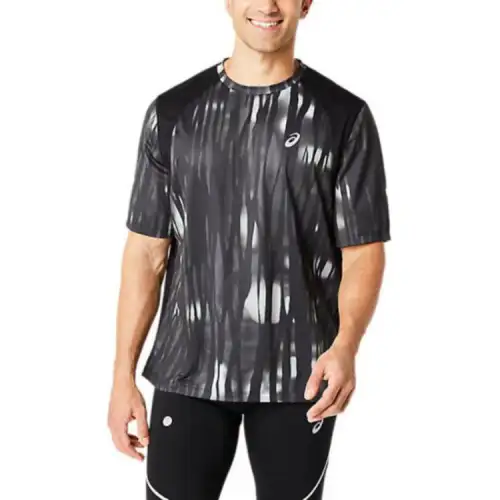 ASICS ROADLITE SHOW SHORT SLEEVE TOP T Shirt Men's Black