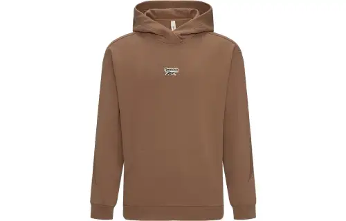 Reebok Sweatshirts Unisex Tan Hooded Moderate Regular