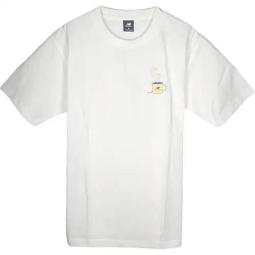 New Balance T Shirt Men's Sea Salt White